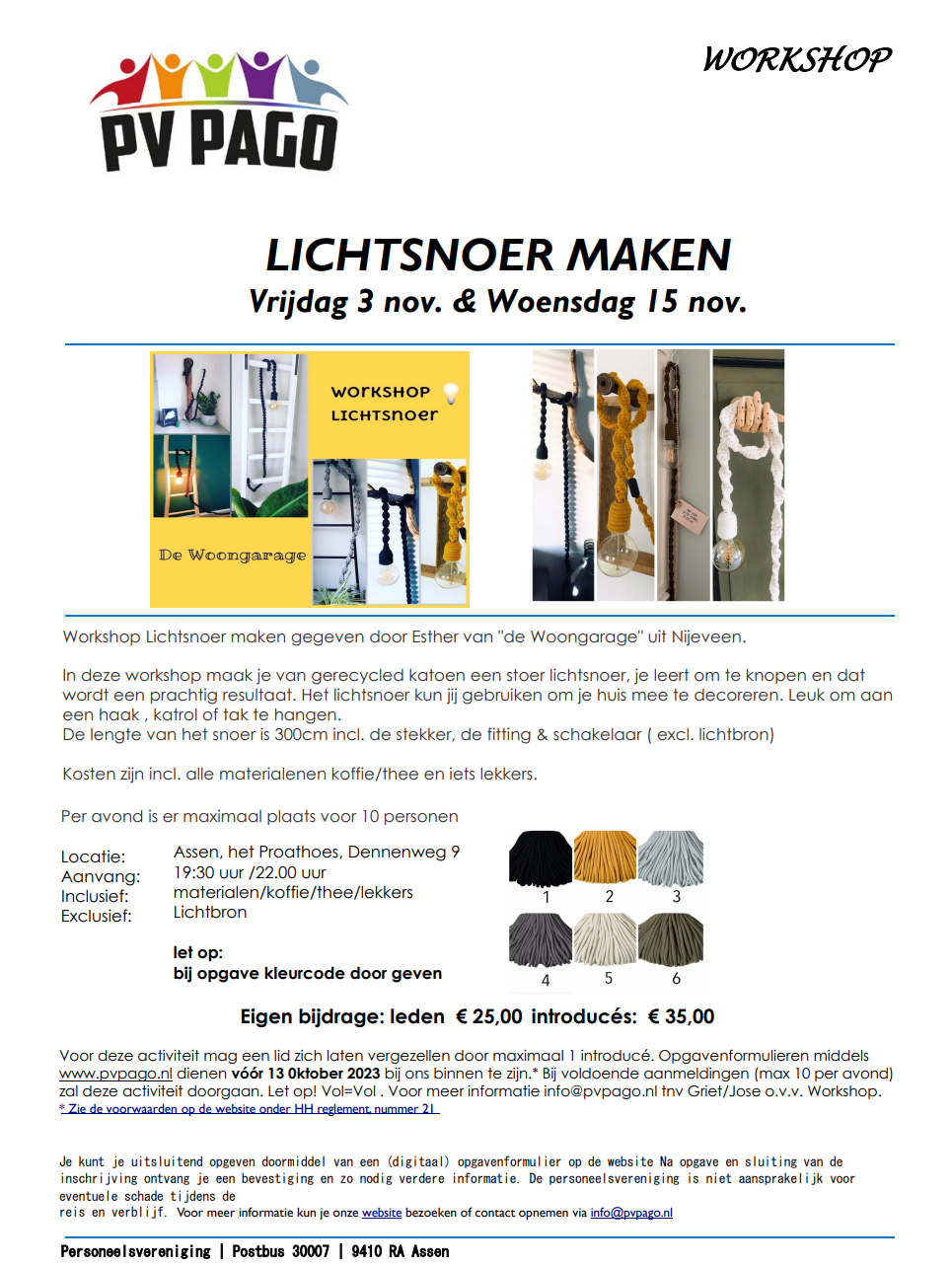 Lichtsnoer maken