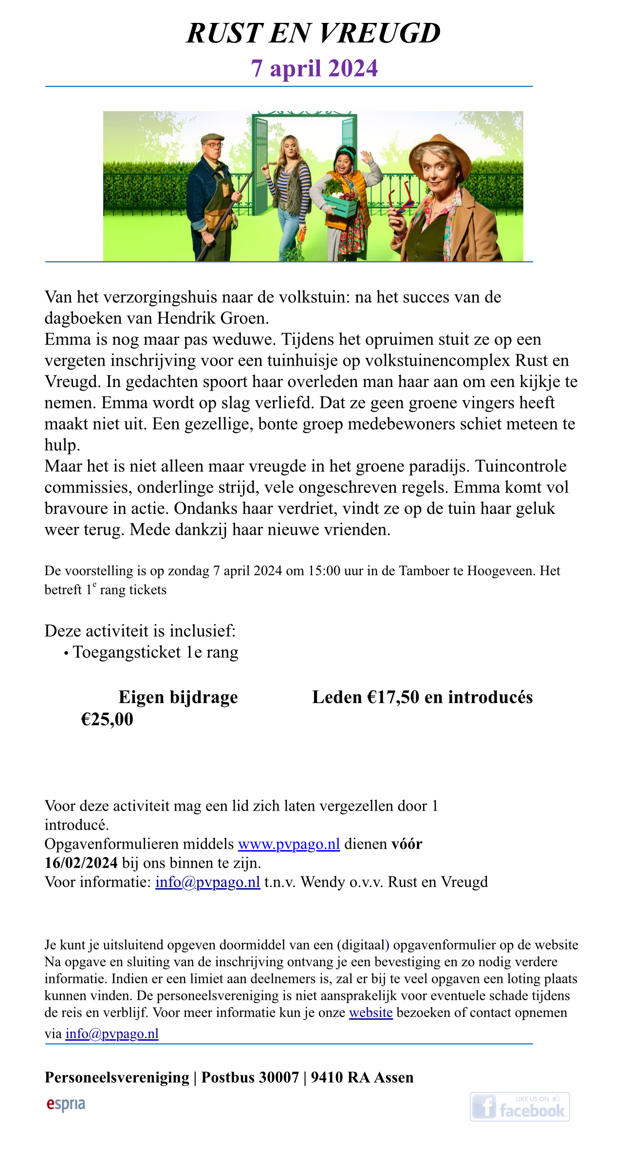 Rust en vreugd